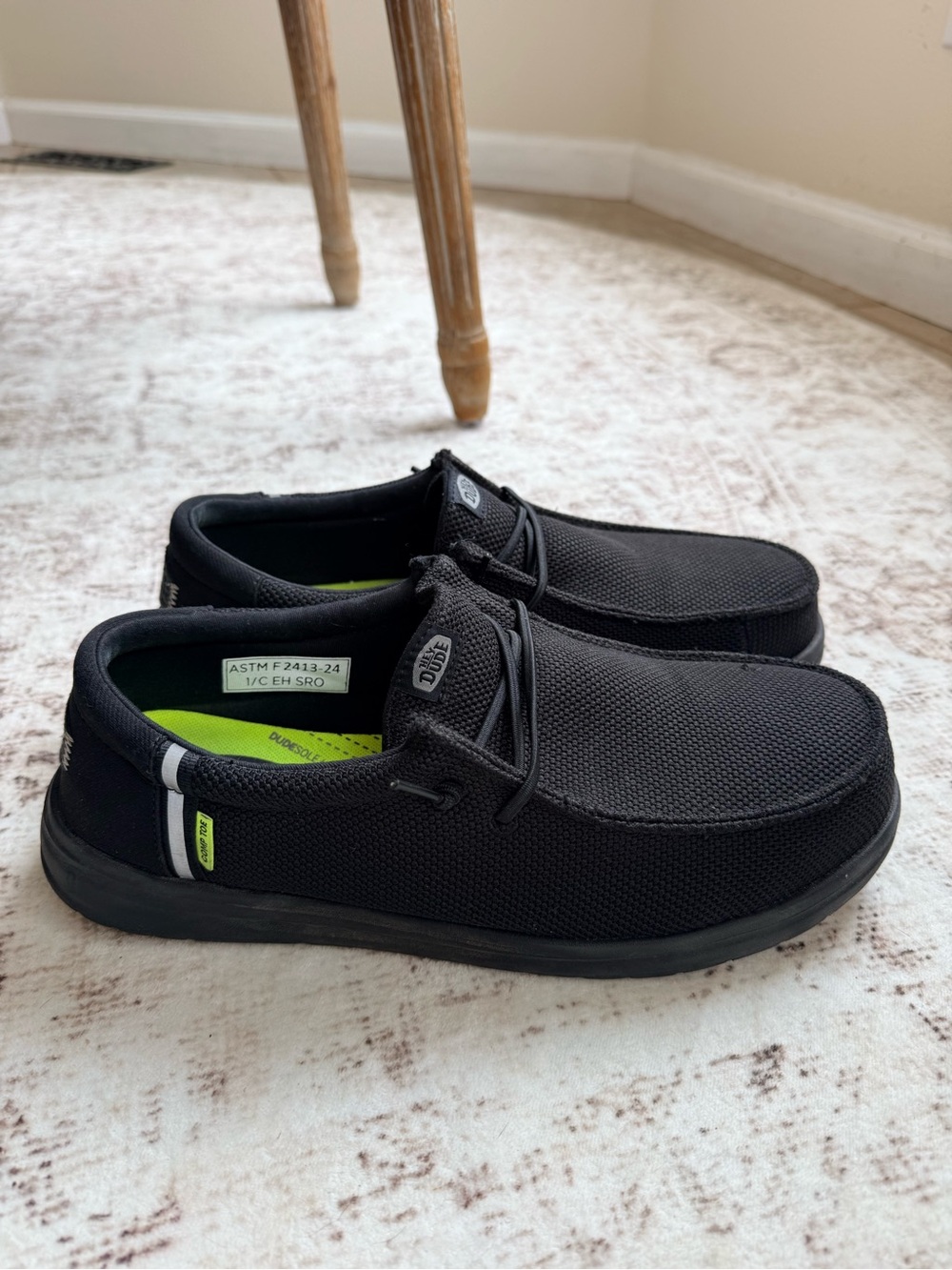 Hey Dude Wally Work Comp Toe Slip-On Men's Shoes